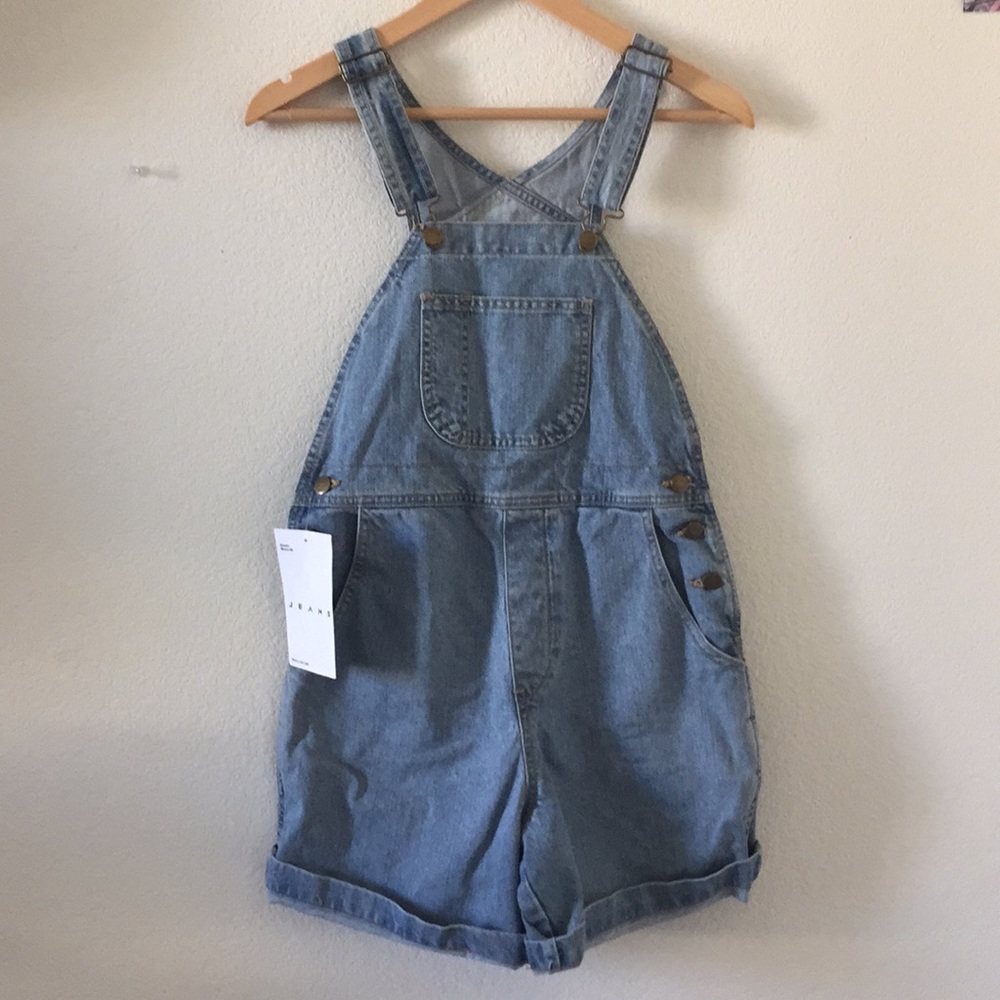 RARE American Apparel Denim Overall Shorts
